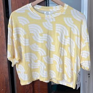 RVCA NWT selects cropped boxy tee size M